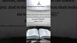 Four verses daily from the theme GLORY#Christianity#Christ#wisdom#lighthouse #Light#Trendingnow