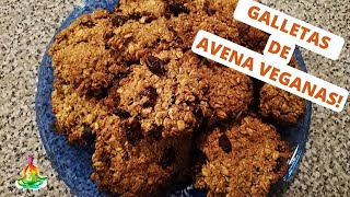 GALLETAS🍪 VEGANAS de AVENA - CRUJIENTES!!😋