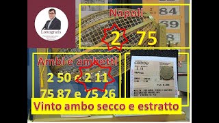 Vincite ambo secco a Napoli