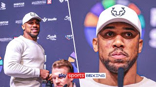 "I WILL carry on fighting, I'm a WARRIOR!" 🥊 | Anthony Joshua's post-fight press conference