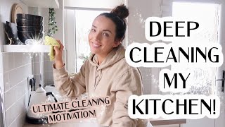 DEEP CLEANING MY KITCHEN | ULTIMATE CLEANING MOTIVATION! | Eilidh Wells | CLEAN WITH ME UK 2021