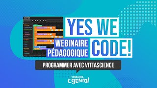 Programmer sur Vittascience | Fondation CGénial x Vittascience