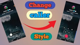 How To Change 4+ Calling Style & calling Background ! All Android smartphone 📱 😱