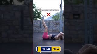 stop lying legs raises like this توقف عن ممارسة تمرين رفع الساق بهذه الطريقة