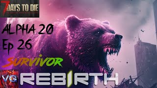 7 Days to Die Alpha 20 | Rebirth Ep26 | New Quest Silencer Schematic