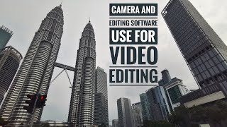 My camera and editing software use for Youtube Video Editing - Mozact