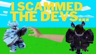 How I scammed BedWars Developers to get a free kit... | Roblox Bedwars