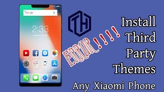 Third Party Theme Install in Xiaomi Phone || The best Way to install 3rd Party Themes ||