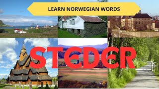 Learn Norwegian Words: Places | Norske ord: Steder