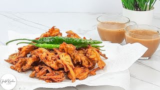 घर मैं बनाइये ढाबा स्टाइल कांदा भजी  | Dhaba Style Kanda Bhaji | Easy Crispy and Quick Kanda Bhaji