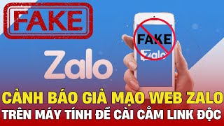 Tin tức ngày 9/10/2024 | Cảnh báo giả mạo web Zalo trên máy tính để cài cắm link độc hại | Hà Nam TV