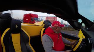 Ferrari 458 Spider vs Ferrari 488 Spider / Sound inside , Dorin