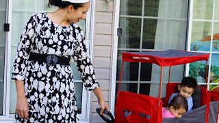 Radio flyer 3 in 1 all terrain wagon with canopy unboxing