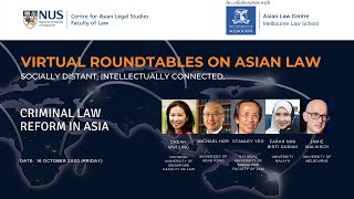 16 Oct 2020 [VR#9] Criminal Law Reform in Asia