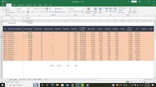 Payroll Sheet in Excel step by step coming up next