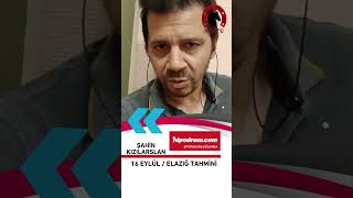 16 Eylül 2024 // Şahin Kızılarslan PadokTV'ye Elazığ Tahminiyle "Merhaba" Diyor...