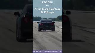 FBO GTR vs Aston Martin Vantage 0-160 mph