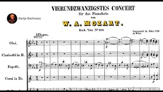 Mozart - Piano Concerto No. 24, K. 491 (1786) {Clara  Haskil}