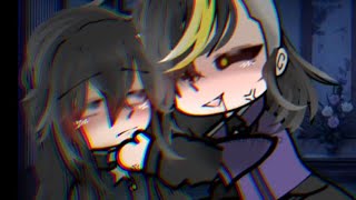 demon genya. ft. muichiro , genya || genmui || kny || gacha || if I were a zombie meme