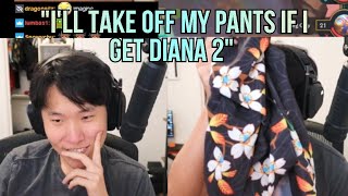 Toast takes off Pants onstream after this...