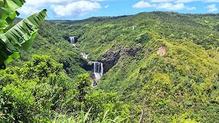 Mauritius - Aufstieg von 1 der 7 Stufen der Tamarind Falls (Maurice)