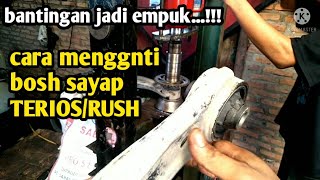 bantingan jadi lebih lembut.. || cara pasang bosh sayap terios/rush