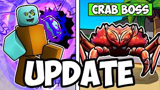 3 NEW ULTIMATE MOVES + CRAB BOSS BATTLE in The Strongest Battlegrounds SUMMER UPDATE