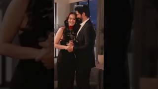 Burak Ozcivit with wife Fahriye Evcen #short #osmanbey #burakozcivit #kurulusosman #shorts