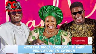 Actress Biola Adebayo’s Baby Church Dedication. #BiolaAdebayo #BabyAsher #nollywoodgist #nollywood