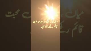 Mian Bivi Mein Mohabat Ka Wazifa #mianbivi #mohabat #wazifa