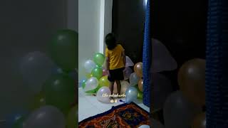 playing with balloons 😍 ##play #games #babyboy #playingsolo #gaming #cutebaby