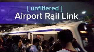 Using the Airport Rail Link: Phaya Thai to Suvarnabhumi Intl - Bangkok [unfiltered]