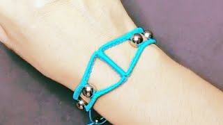 Como fazer Pulseira Macrame Personalizada com Miçangas - Passo a Passo - Criativa Macrame ✨