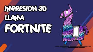 Impresion 3D Llama Fortnite