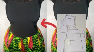 How to cut and sew a perfect bustier with yoke #beginnerfriendly #bustier