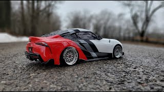 HOW TO Paint An RC Body - Beginners FULL TUTORIAL - Tips & Tricks - Clear Lexan - Tamiya GR SUPRA