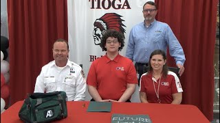 Tioga Student Signs Letter of Intent with Acadian Ambulance