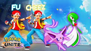 I made Pokémon Unite harder for no reason (TWINS CHALLENGE) w/ Cheez_Gr8r