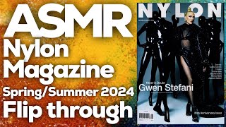 Gentle Whisper Read: ASMR Nylon magazine Spring/Summer 2024 flip through, StevenAntonyASMR