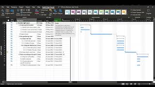 Outline number & project summary in MS Project