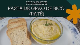 Hommus / patê de grão de bico / pasta de grão de bico / Tahini / Hommus de grão de bico.