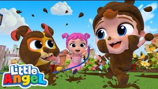 Baby John and Bingo have a fun in mud |KidsTv-2001 kids songs  and Nursery Rhymes