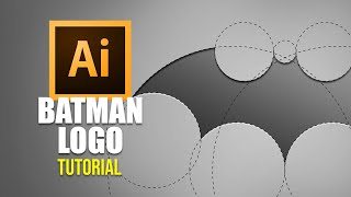 How to make Batman Logo with Golden Ratio Circles | Adobe Illustrator 2020