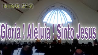 Ensaio Bonfim Cabreúva  Hino 248 Gloria ! Aleluia ! Sinto Jesus