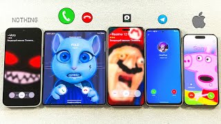 Threema, Telegram + Incoming Call Nothing 2А + Z Fold 5 + Honor Magic6 Pr + Nokia X30 + iPhone 15 Pr