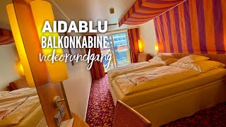 AIDAblu: Balkonkabine Rundgang (Kabine 8130)