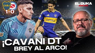 ¡CAVANI DT, BREY AL ARCO! - Boca vs. Argentinos (1-0) - ELDUKA