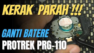 Ganti Baterai Casio Protrek PRG110 Tough Solar / Panasonic CTL1616