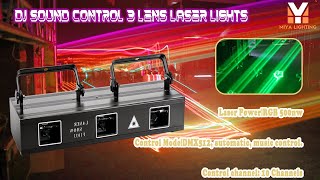 3 Lens Laser Stage Light For Gaming Room