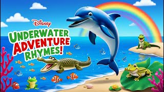 Underwater Adventure Rhymes: Dolphins, Crocodiles, Frogs & Fish | Kids Tamil Song